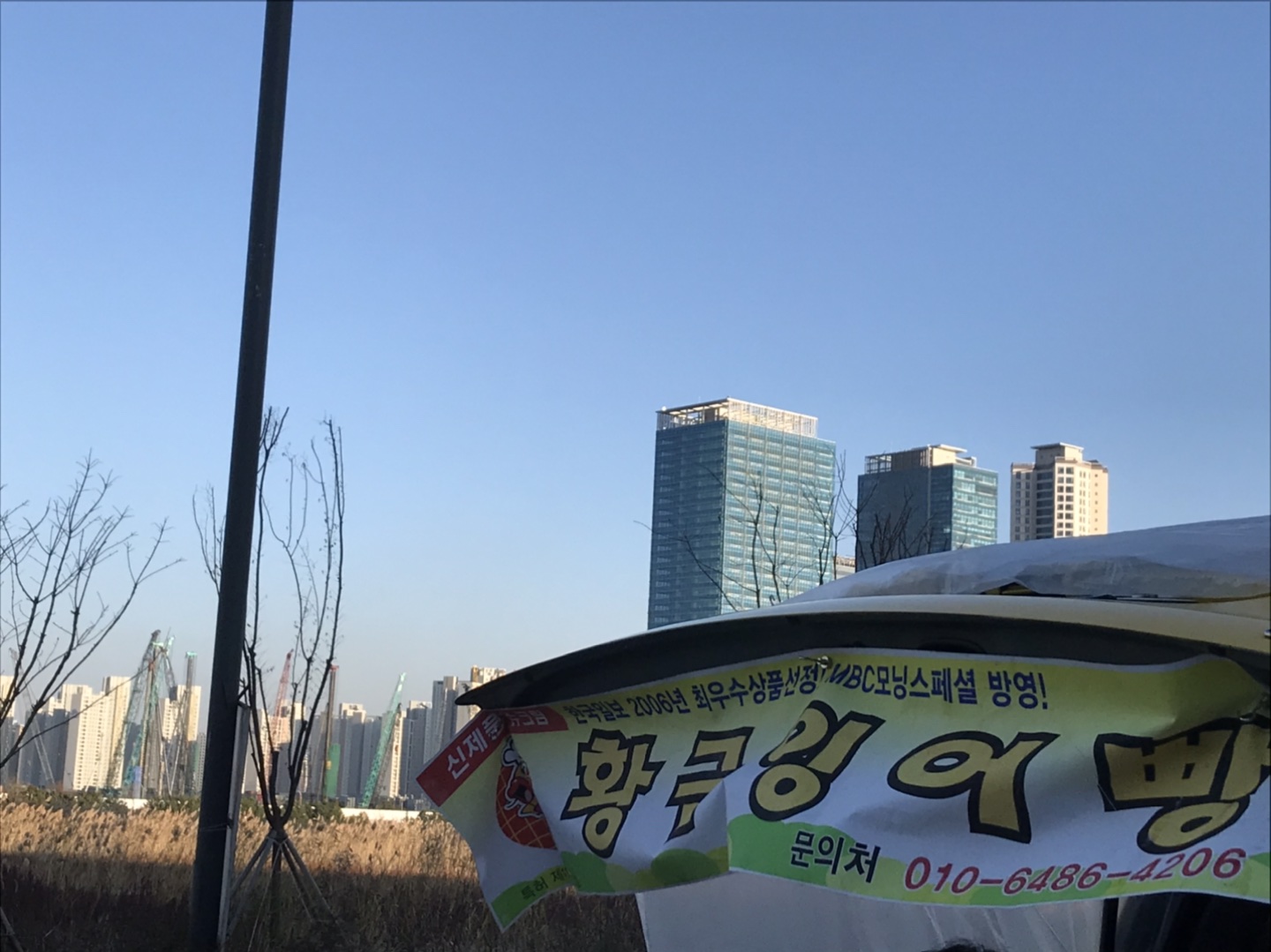 송도 6공구 힐스테이트 레이크 앞 붕어빵차 있음  썸네일