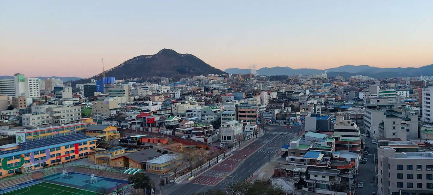 미세먼지 없는   집에서 바라본 춘천   썸네일