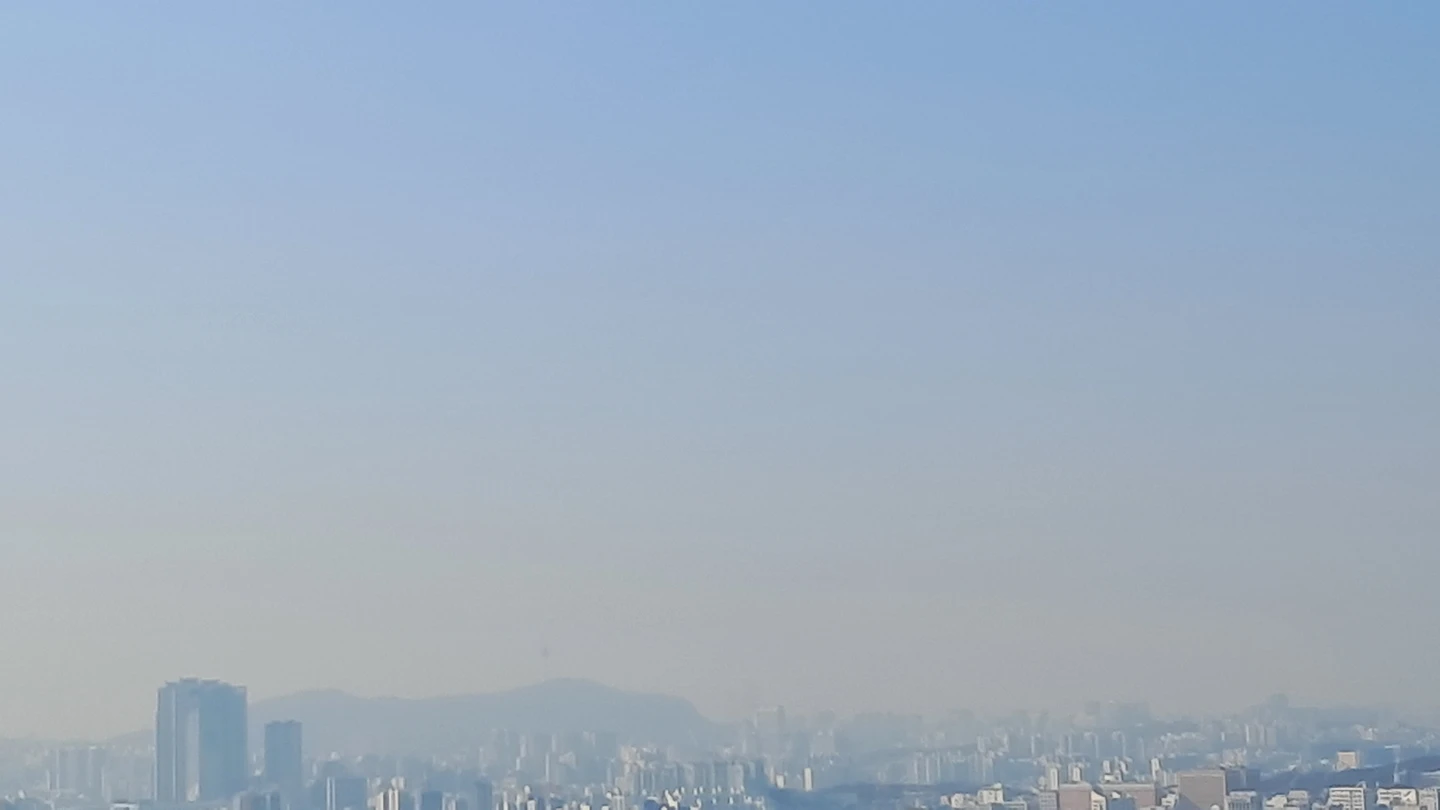 쌀쌀한 화요일 해장산책 가즈아 미세먼지가  썸네일