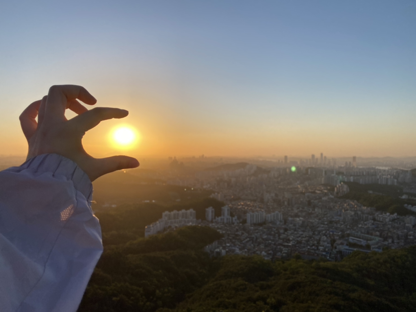 오늘 게으른*천재님과 함께 관악산 첫 야등  썸네일