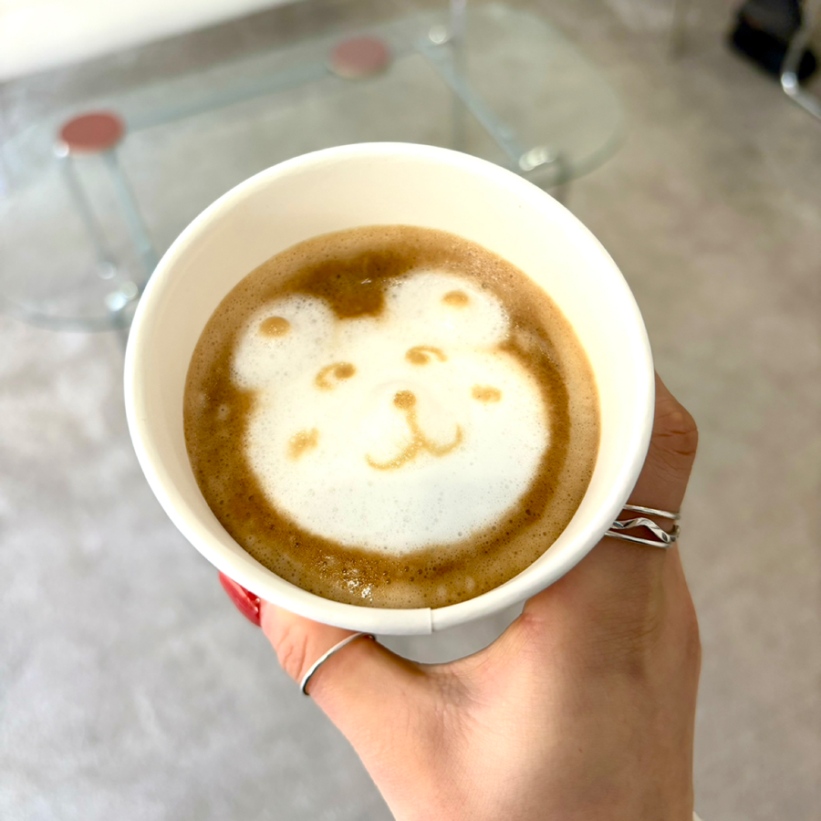라떼아트 이렇게 귀여운 곳은 처음이에요🐻 썸네일