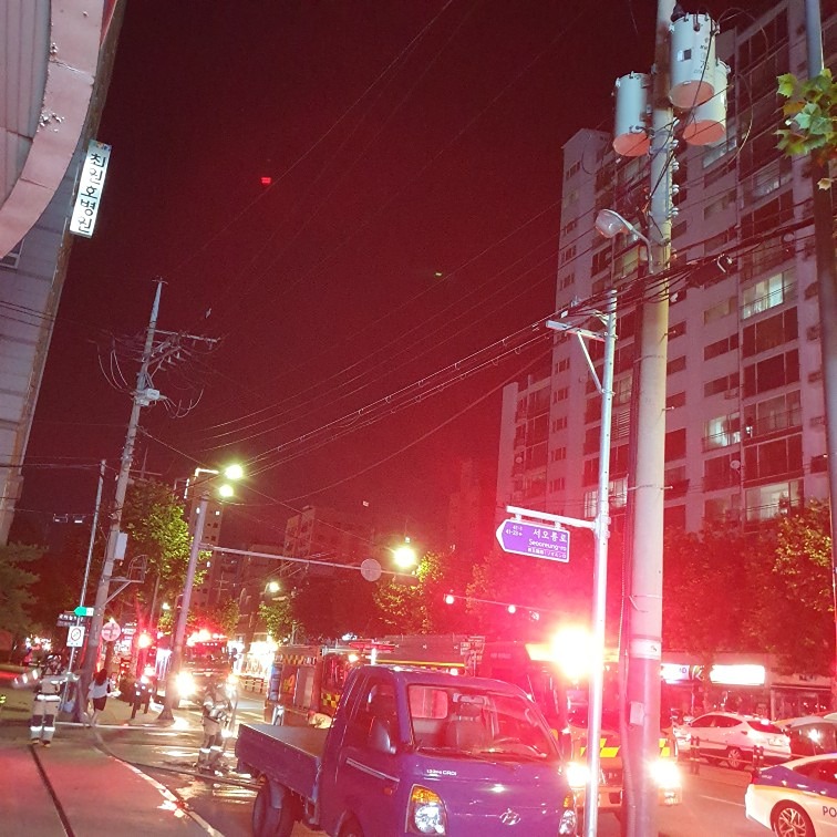 평화공원 최원호병원 부근 화재 사고가 있었네요 썸네일