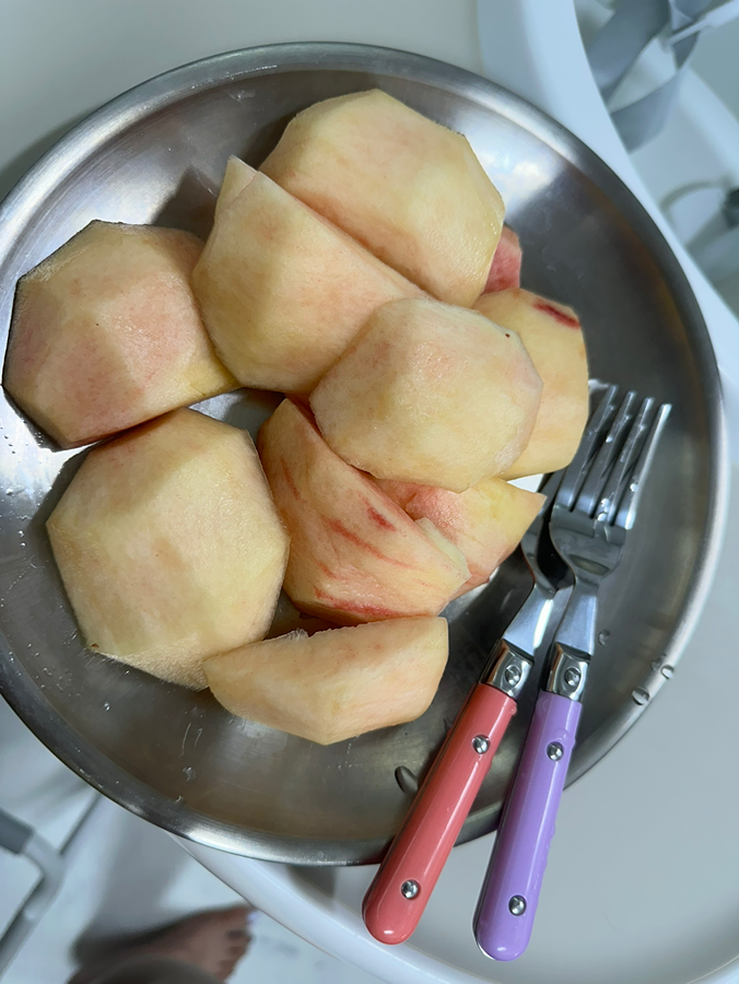 복숭아가 오키로에 만원 인데 진짜 맛있네요 썸네일