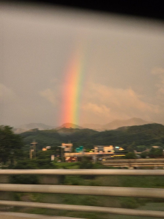 퇴근 길에 본 무지개 🌈  썸네일