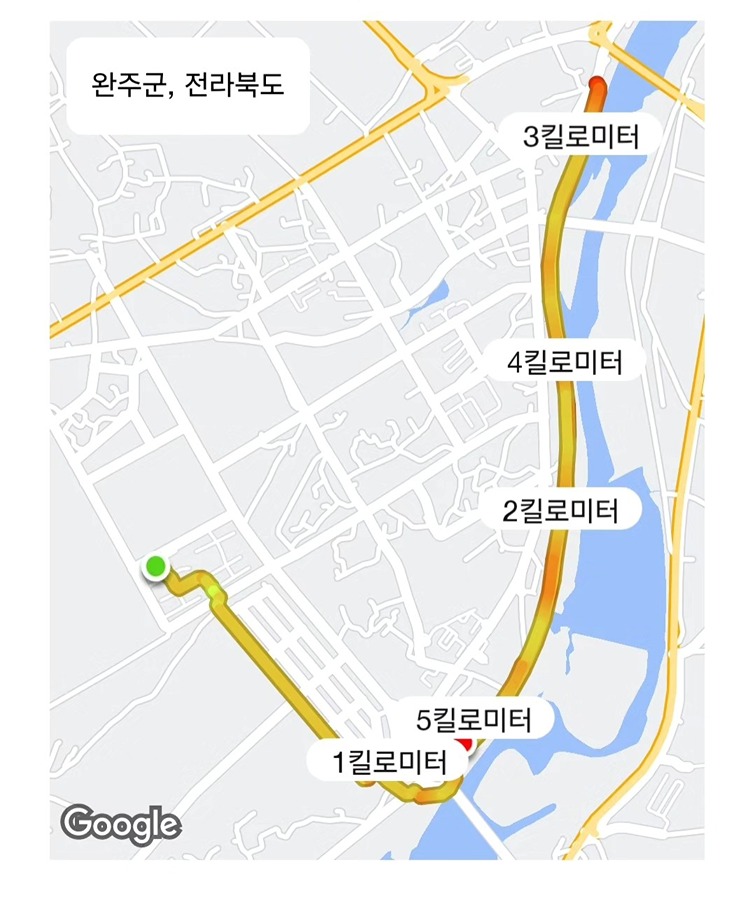 천천히 5km 걷다가 뛰다가 썸네일